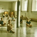 Gymnastiksalen med pelaren mitt i salen 1964